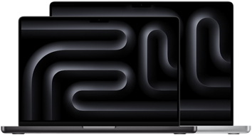 Παρουσίαση της διαφοράς μεγέθους μεταξύ MacBook Pro 14 και 16 ιντσών