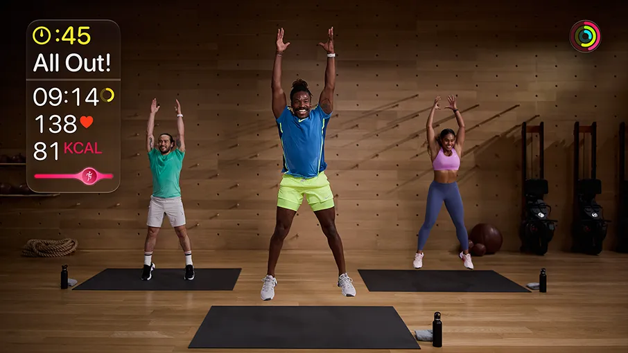 Apple Fitness+ 體能訓練的影像