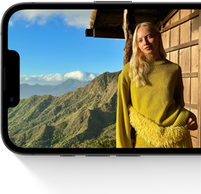 جهاز iPhone 17e، الجزء الخارجي الأمامي، شاشة ريتنا سوبر XDR