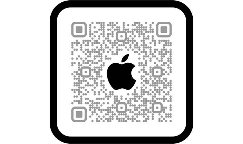 Zeskanuj kod QR, żeby rozpocząć zakupy w apce Apple Store.